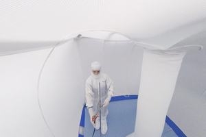 Clean Multipurpose Cover provides a flexible cleanroom 