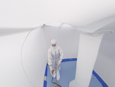 Clean Multipurpose Cover provides a flexible cleanroom 
