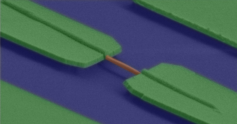 Tiny wires made of III–V materials promise to be an essential component for the semiconductor industry. Photo IBM Research