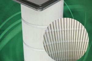 HemiPleat dust collector filter offers high moisture resistance and durability