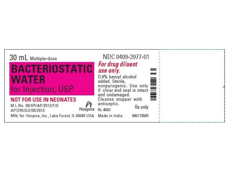 Hospira: Lack of sterilisation confirmation triggers voluntary recall of Bacteriostatic Water for Injection