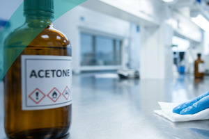 How acetone impacts glove integrity in the lab