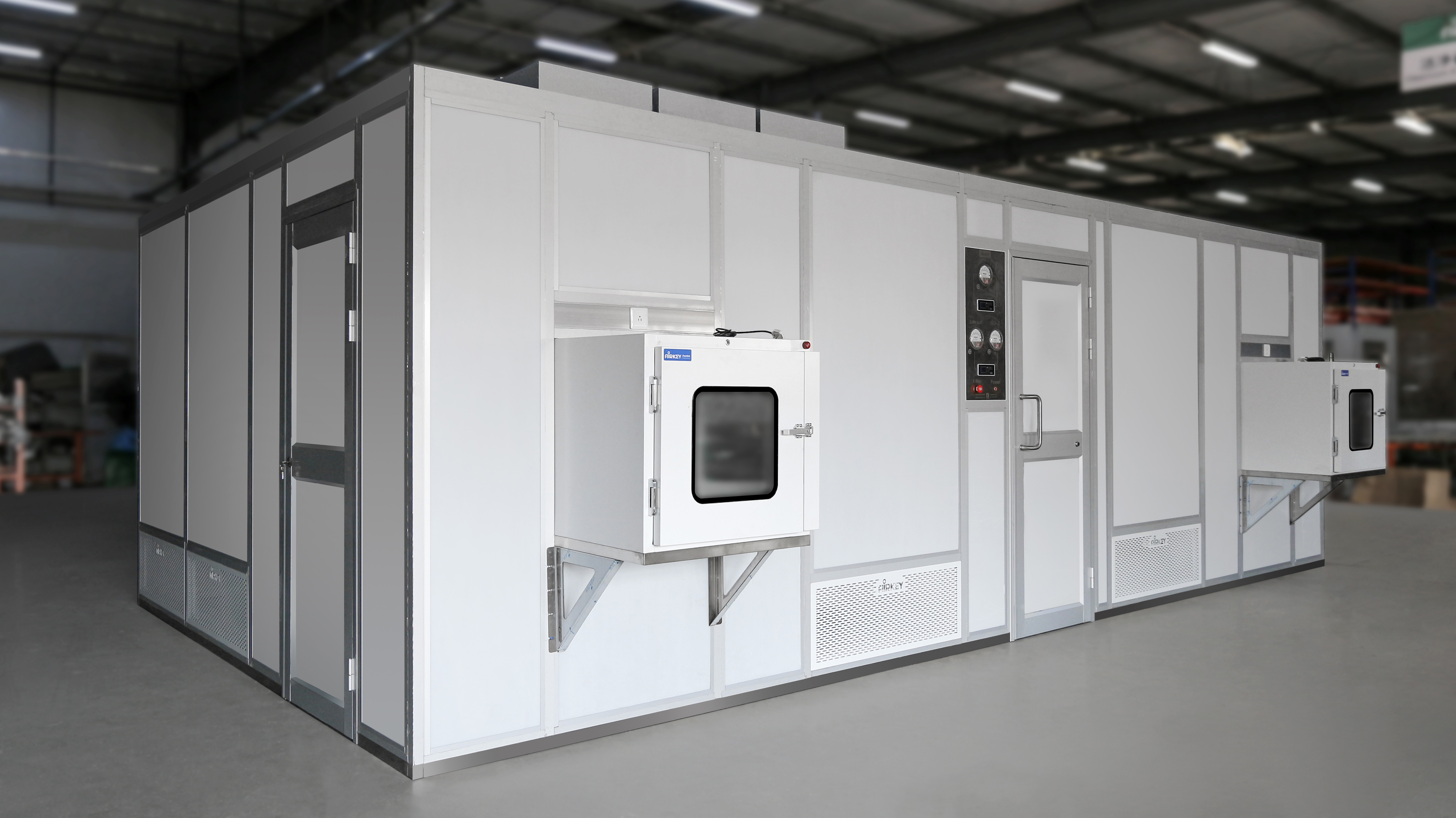 How to make modular cleanroom fully use the limited space