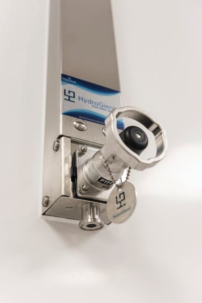 HydroGienic: High purity water all along the pipework
