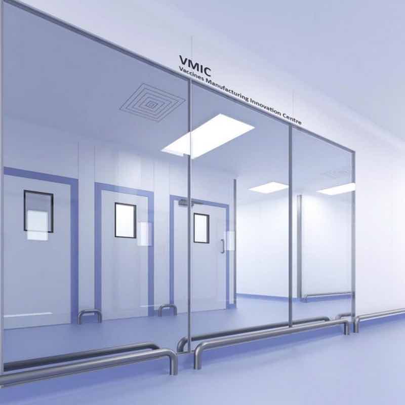 The VMIC is scheduled to open in 2022 featuring cGMP suites and filling <br> rooms by WHP