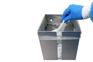 Introducing the patent-pending GRAB-EEZ 2: a versatile cleanroom dispenser for bulk-packed polyester wipes