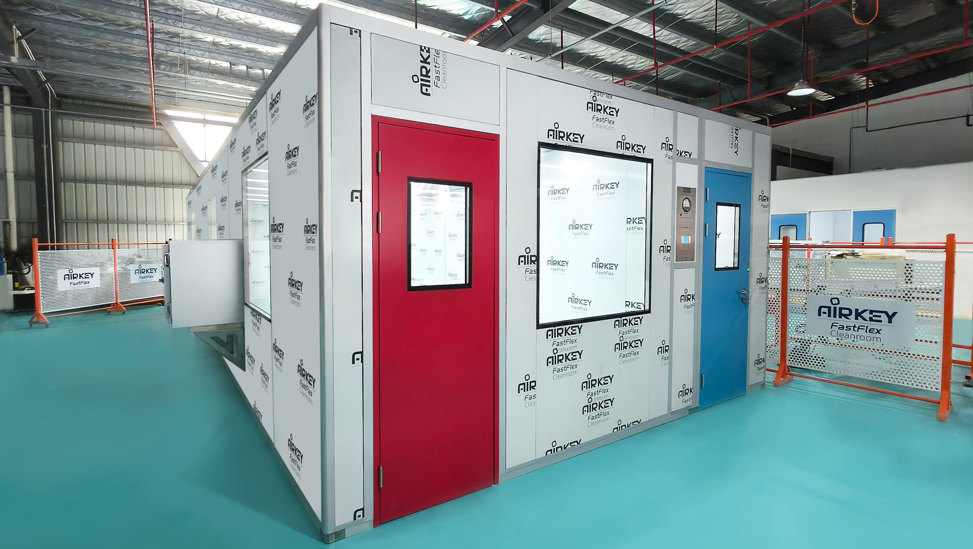 ISO 8 modular cleanroom with GMP-ready design to Spanish medical device manufacturer