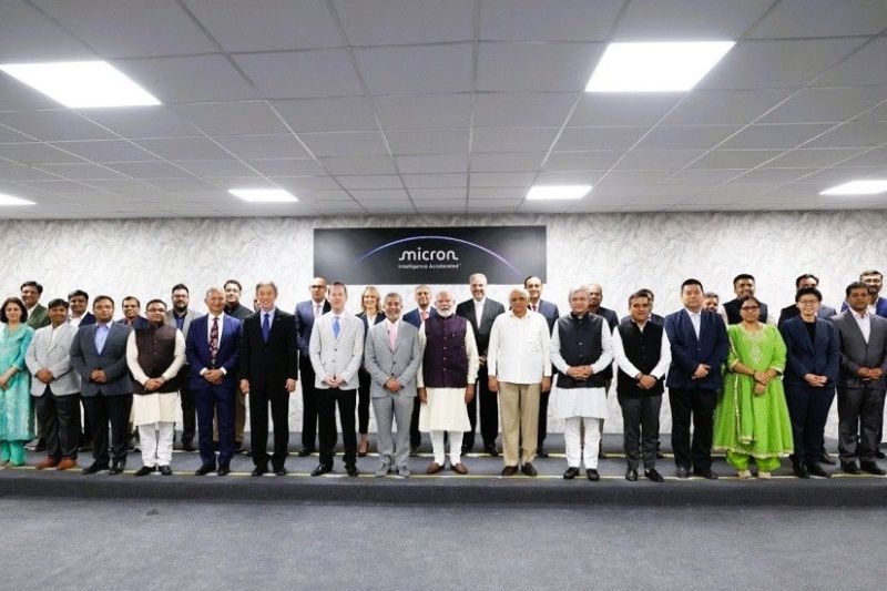 Micron opens India’s first semiconductor assembly and test facility
