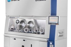 NJM Packaging offers Dara Moduline aseptic filling system inside an isolator