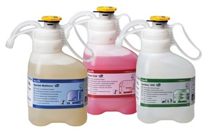 Options for cleaning chemicals dosing systems