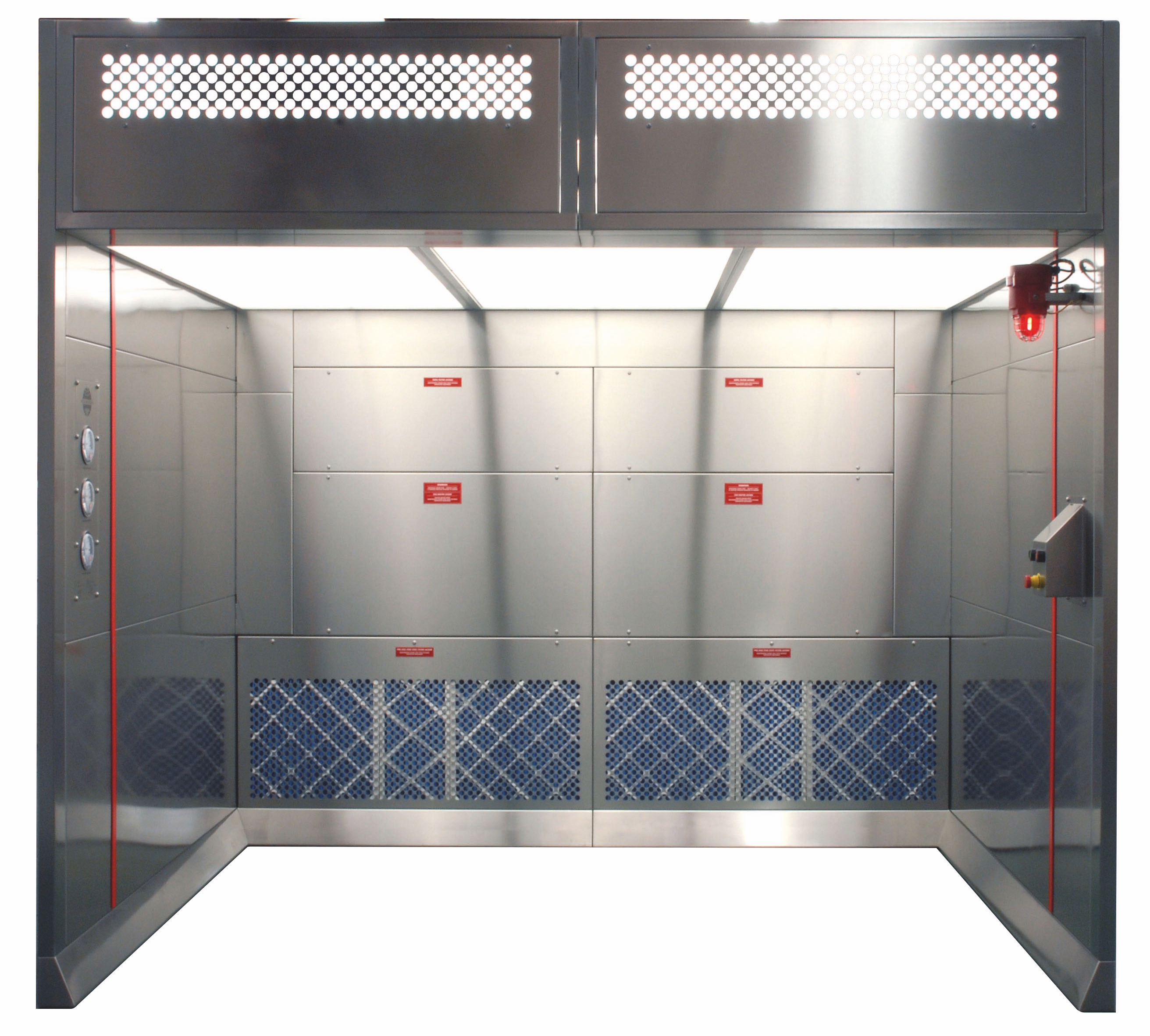 Protecting downflow booth performance for safe operation