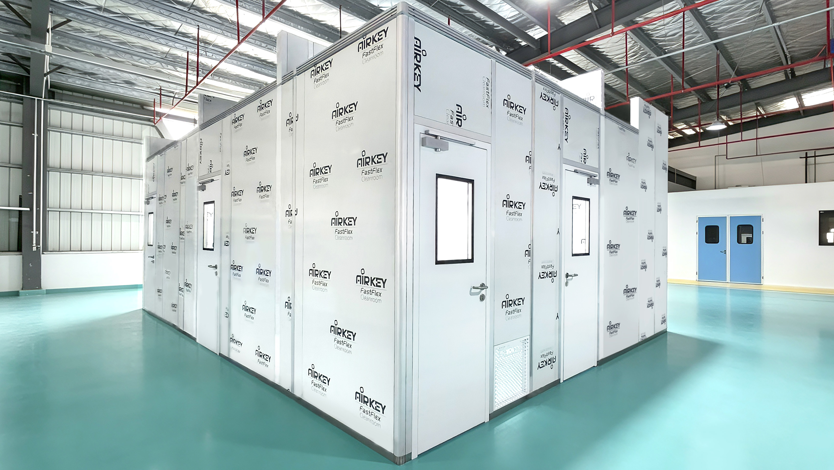 Six cleanrooms, one floor - Airkey factory-proven standard