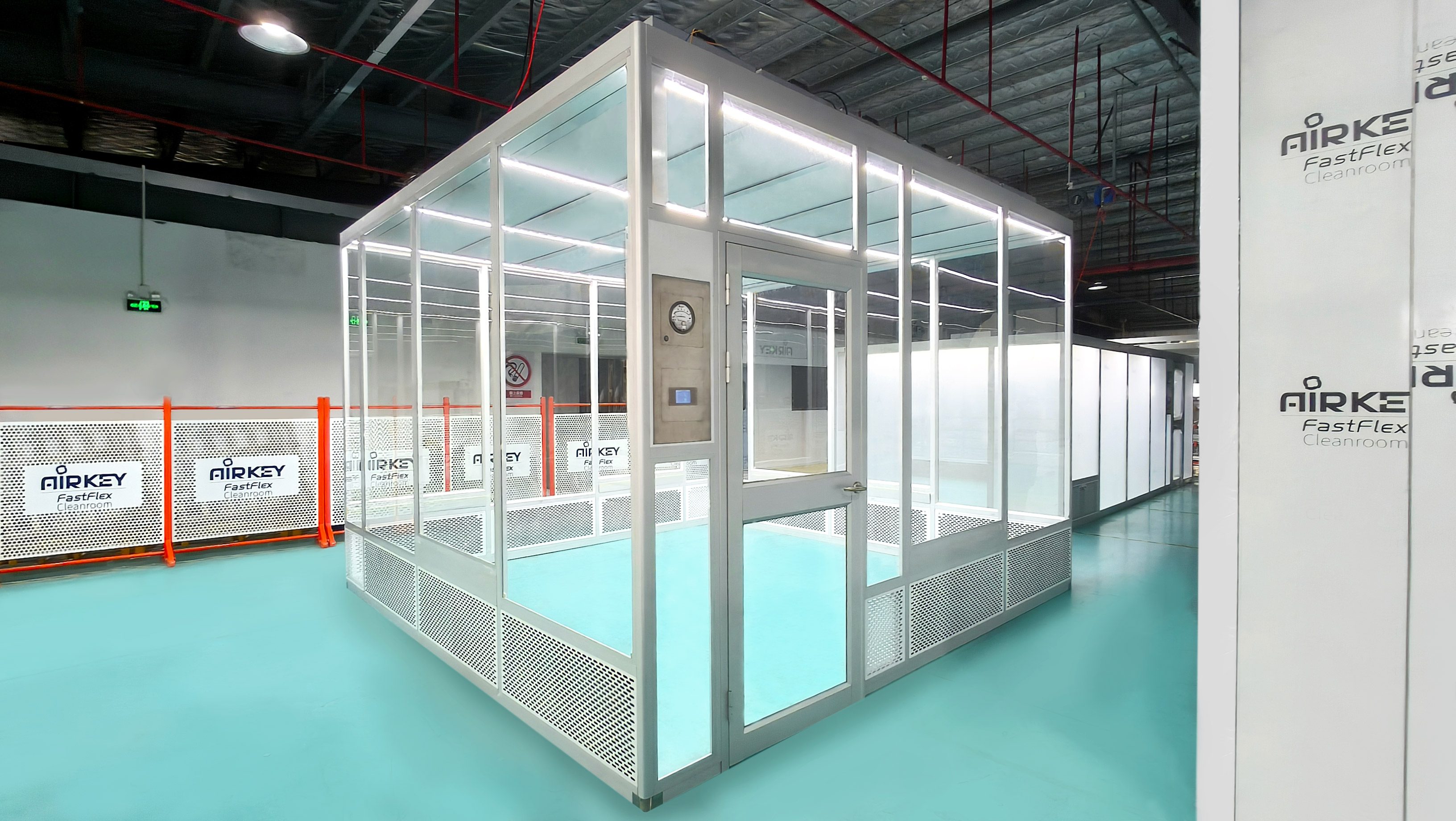 Six cleanrooms, one floor - Airkey factory-proven standard