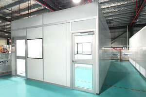 Six cleanrooms, one floor - Airkey factory-proven standard