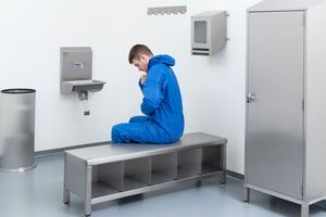 Social distancing in a lab
