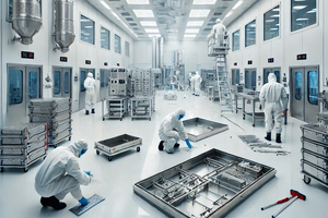 Tackling labour shortages in cleanroom ceiling construction