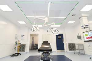 Wansbeck General Hospital installs MAT Eco-flow Stealth flush-to ceiling UCV canopies