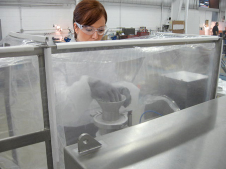 Weighing system offers containment and accuracy